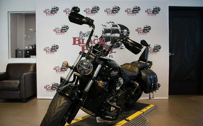 2022 Indian Scout , BLACK METALLIC, 49ST