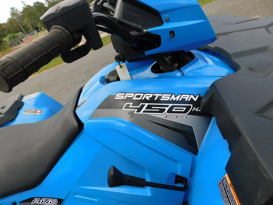 2018 Polaris Sportsman 450 H.O. . Velocity Blue