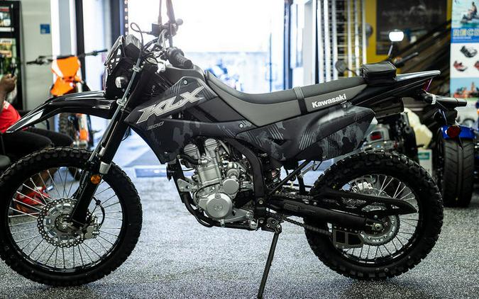 2024 Kawasaki KLX®300 Cypher Camo Gray