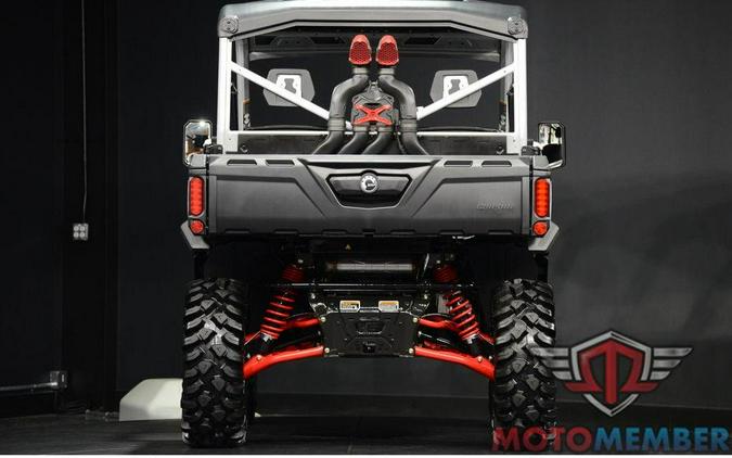 2025 Can-Am Defender X mr with Half-Doors HD10 Hyper Silver & Legion Red