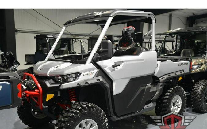 2025 Can-Am Defender X mr with Half-Doors HD10 Hyper Silver & Legion Red