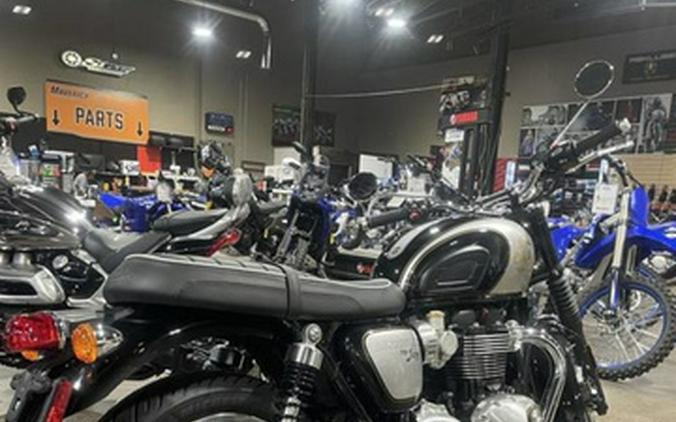 2025 Triumph Bonneville T120 Sapphire BlackAluminium Silver