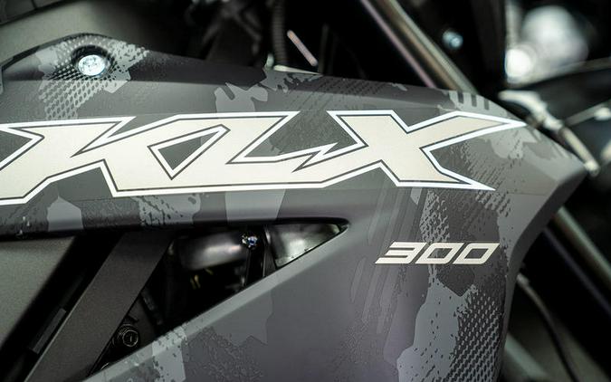 2024 Kawasaki KLX®300 Cypher Camo Gray