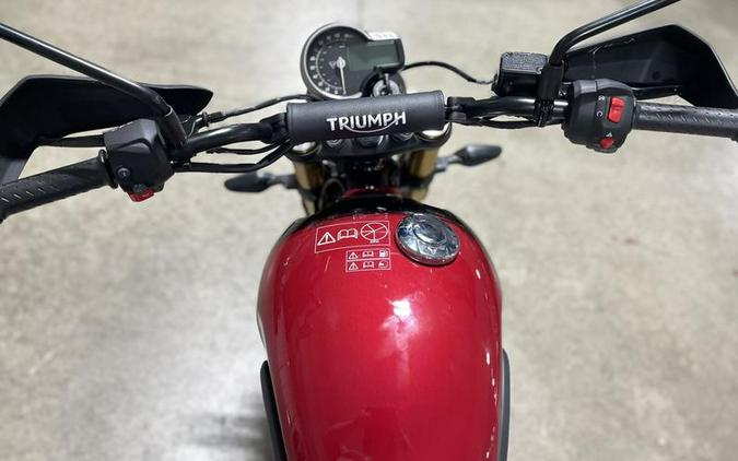 2024 Triumph Scrambler 400 X Carnival Red / Phantom Black