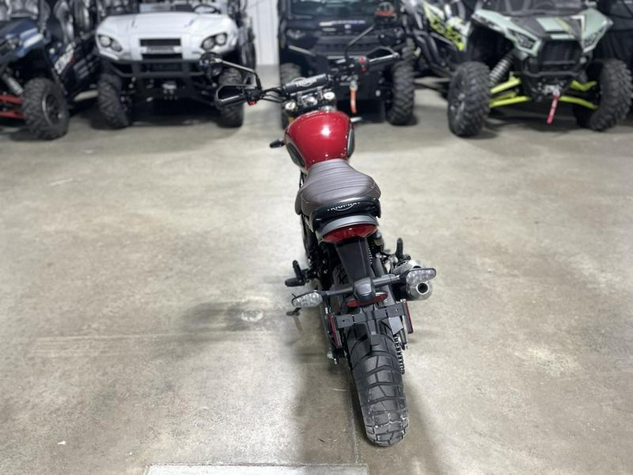 2024 Triumph Scrambler 400 X Carnival Red / Phantom Black