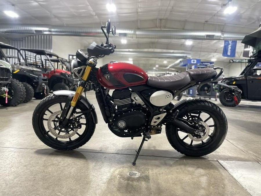 2024 Triumph Scrambler 400 X Carnival Red / Phantom Black