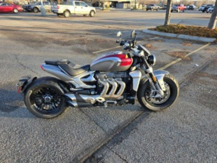 2022 Triumph Rocket 3 R Silver Ice Cranberry Red