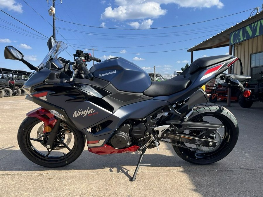 2026 Kawasaki Ninja® 500 ABS Metallic Matte Twilight Blue