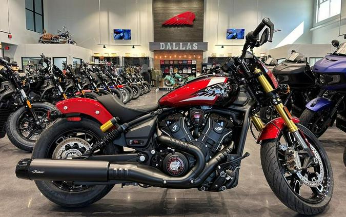 2025 Indian Motorcycle® 101 SCOUT, MRN MTLC W/GRFX, TEC, 49ST Base