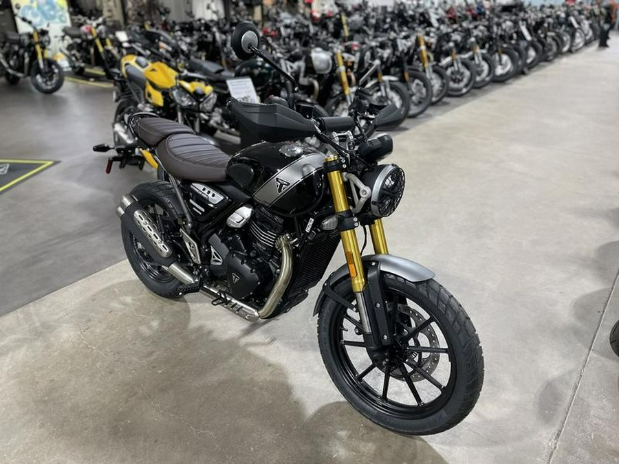 2024 Triumph Scrambler 400 X Phantom Black / Silver Ice