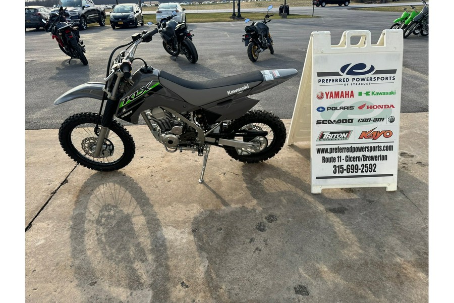 2024 Kawasaki KLX 140R Battle Gray