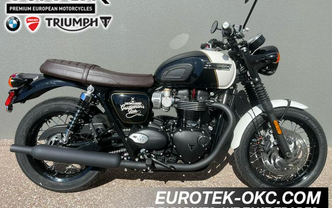 2024 Triumph Bonneville T120 DGR Limited Edition Crystal White/Phantom Black