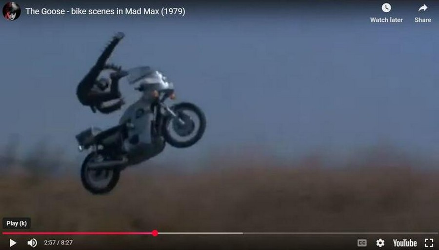 1995 Kawasaki KZ1000P Mad Max Goose Bike