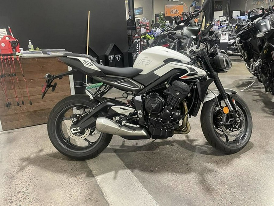 2025 Triumph Street Triple 765 R Pure White