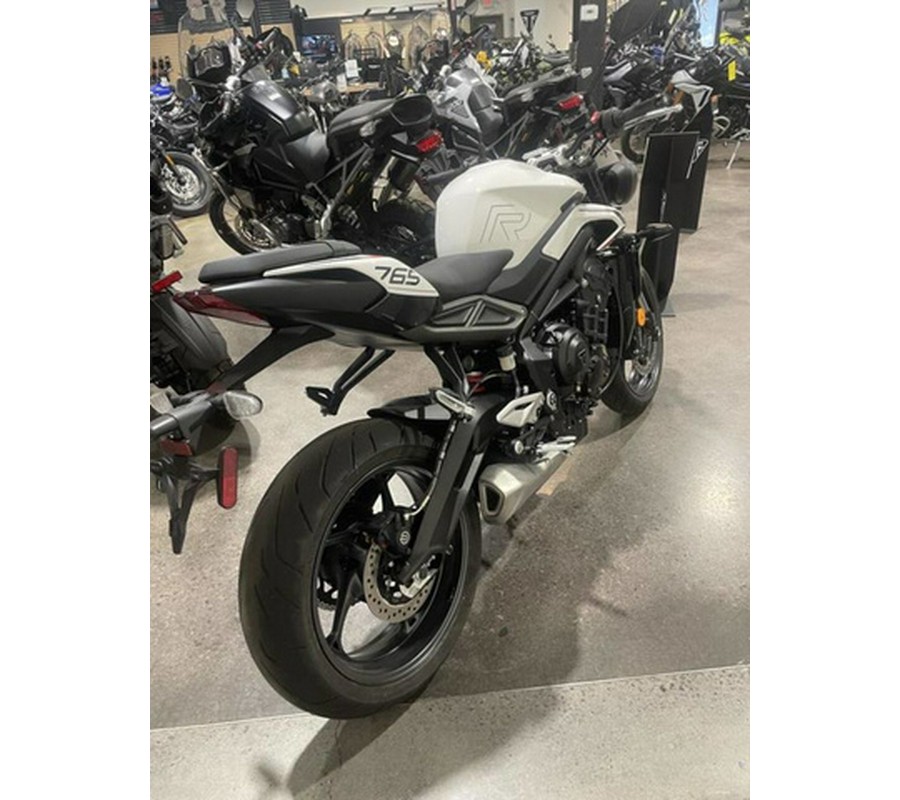 2025 Triumph Street Triple 765 R Pure White