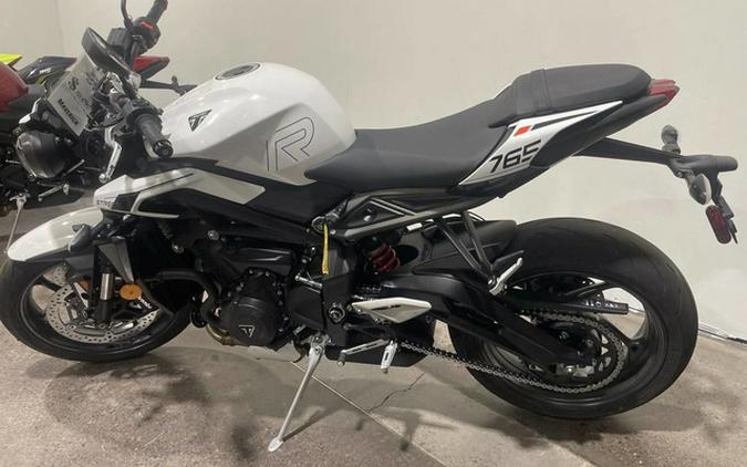 2025 Triumph Street Triple 765 R Pure White