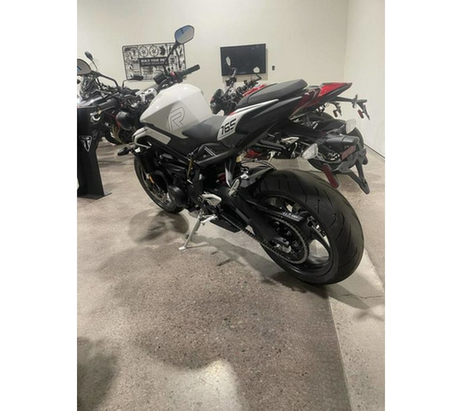 2025 Triumph Street Triple 765 R Pure White
