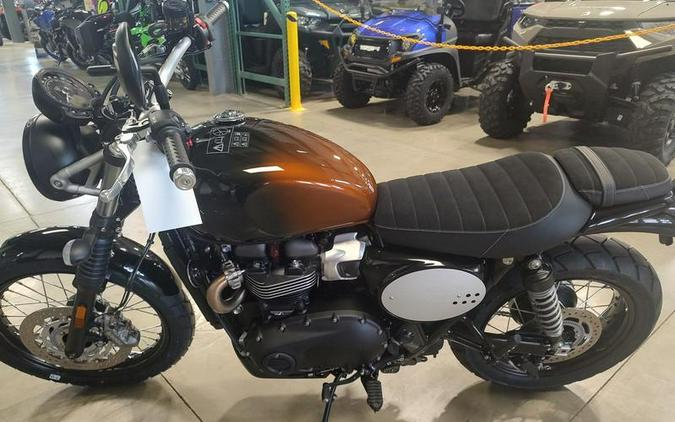 2024 Triumph SCRAMBLER 900 PHANTOM ORANGE/SILVER ORANGE