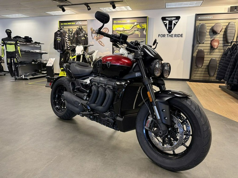 2025 Triumph Rocket 3 Storm R Carnival RedSapphire Black