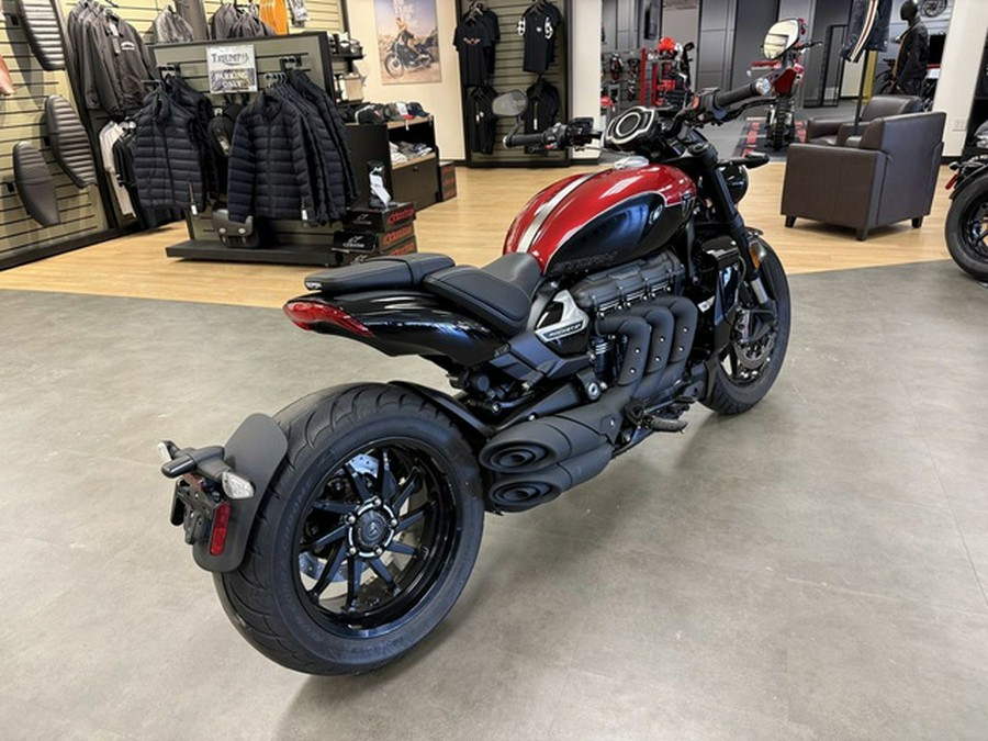 2025 Triumph Rocket 3 Storm R Carnival RedSapphire Black
