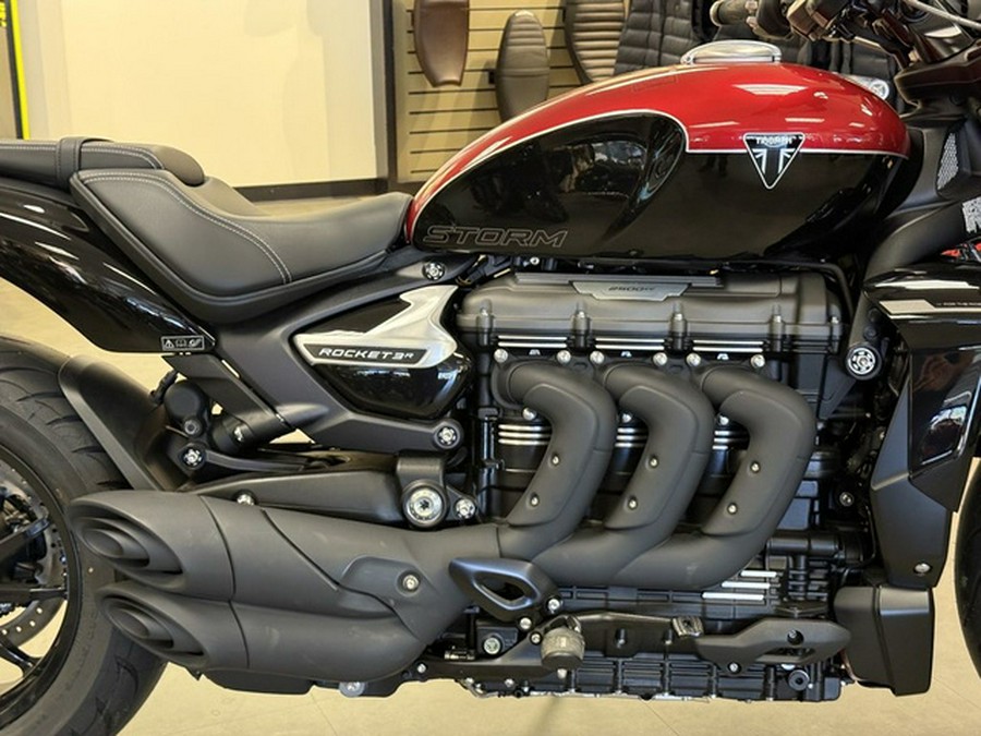 2025 Triumph Rocket 3 Storm R Carnival RedSapphire Black