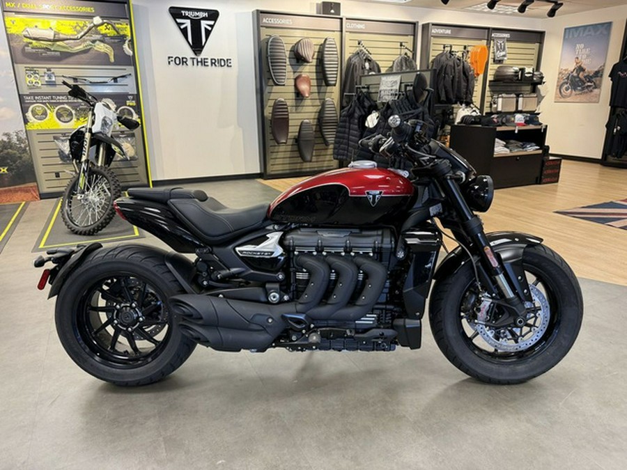 2025 Triumph Rocket 3 Storm R Carnival RedSapphire Black