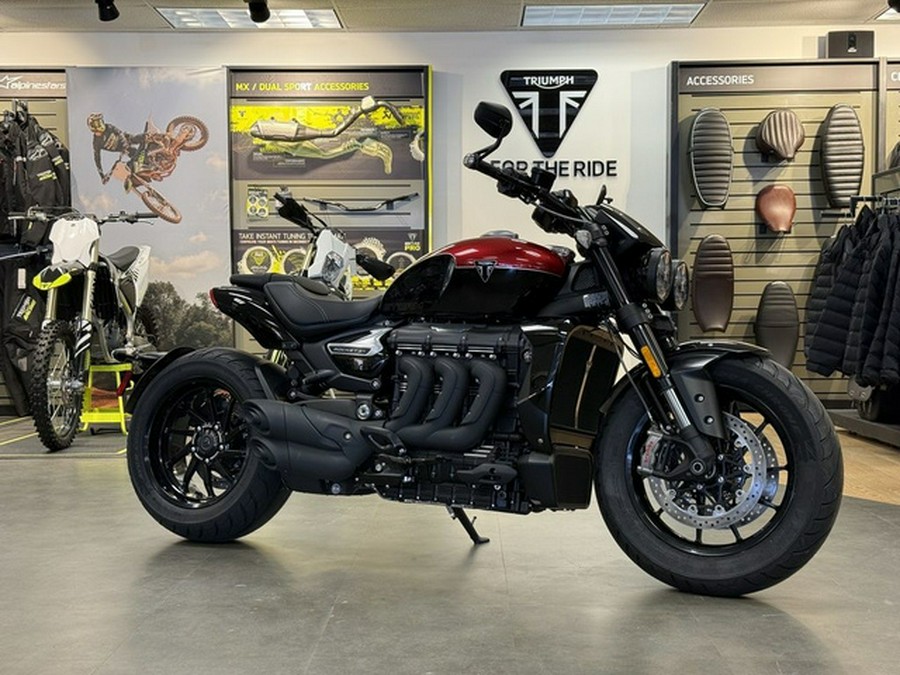 2025 Triumph Rocket 3 Storm R Carnival RedSapphire Black