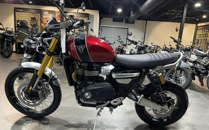 2023 Triumph Scrambler 1200 XE Carnival Red / Jet Black