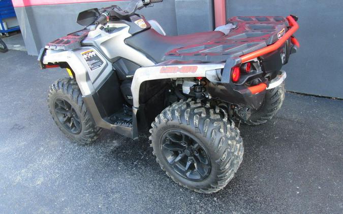 2018 Can-Am® Outlander™ XT™ 650 Brushed Aluminum & Can-Am Red