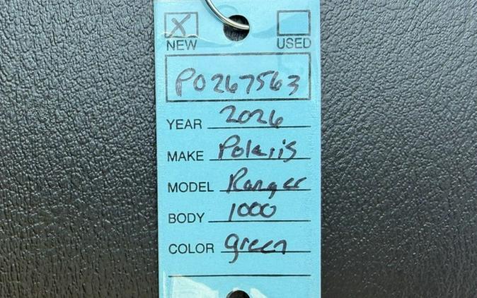 2026 Polaris Ranger 1000 EPS