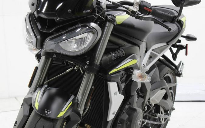 2022 Triumph Street Triple RS Matte Jet Black RS