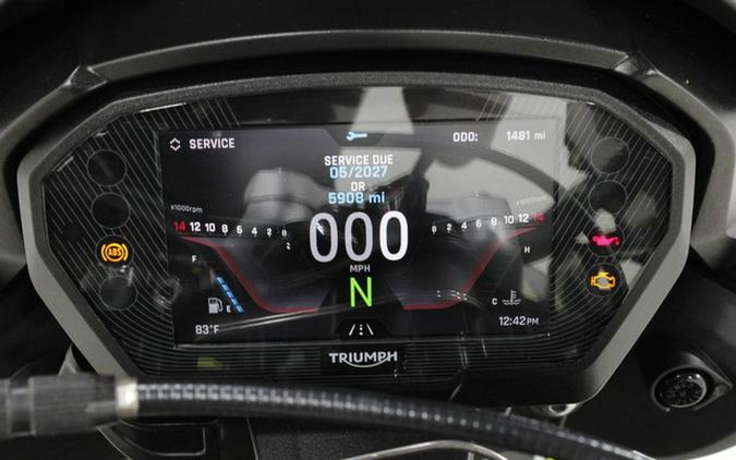 2022 Triumph Street Triple RS Matte Jet Black RS