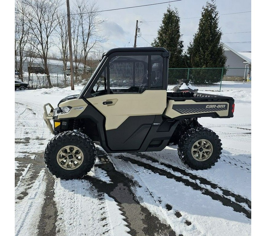 2025 Can-Am® Defender Limited HD10 Desert Tan & Stealth Black