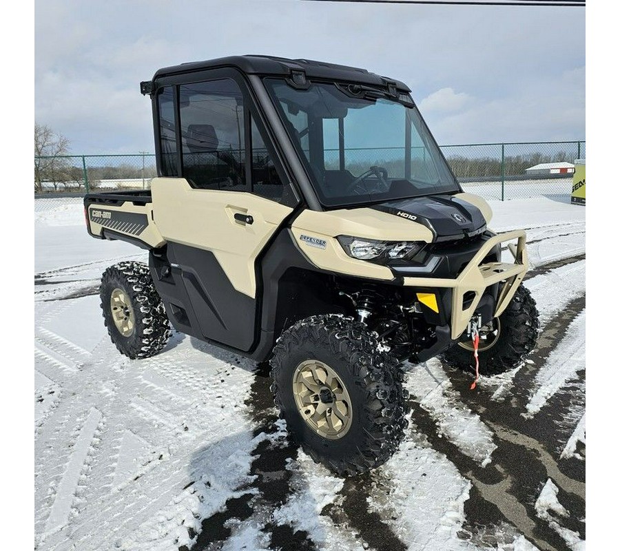 2025 Can-Am® Defender Limited HD10 Desert Tan & Stealth Black
