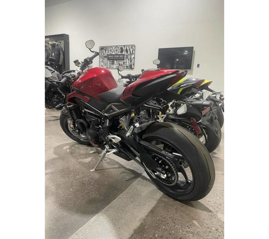 2025 Triumph Street Triple 765 RS Carnival Red