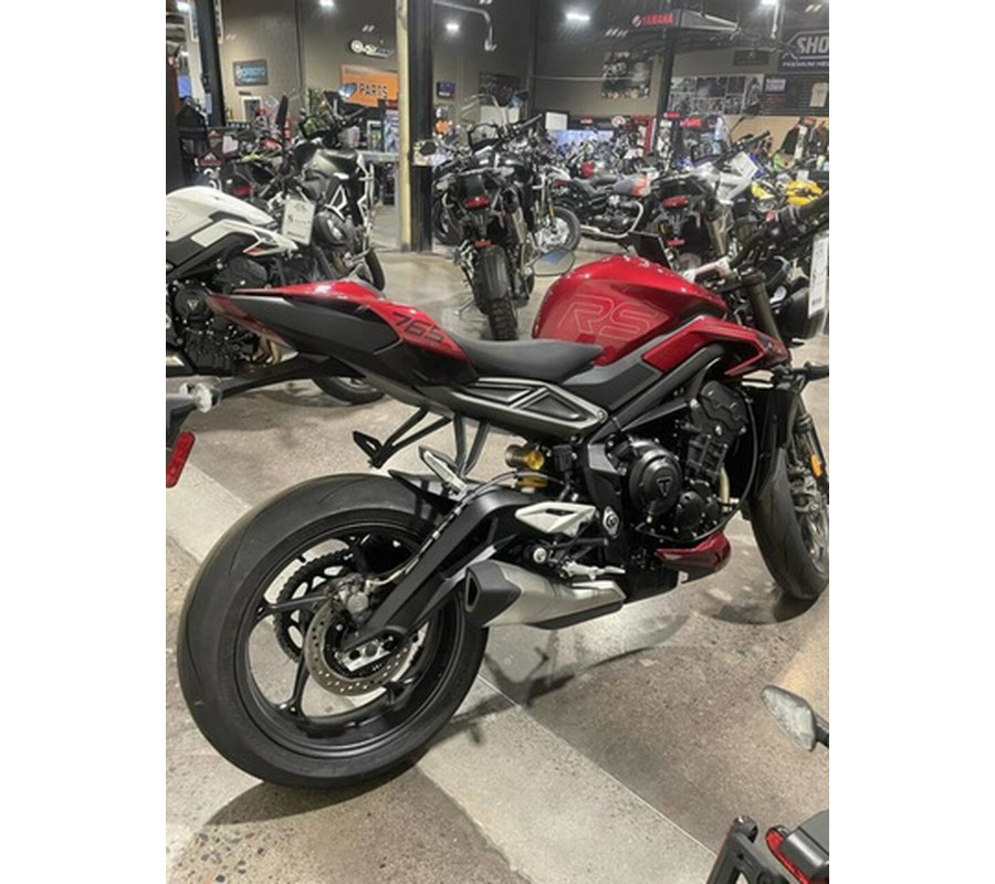 2025 Triumph Street Triple 765 RS Carnival Red