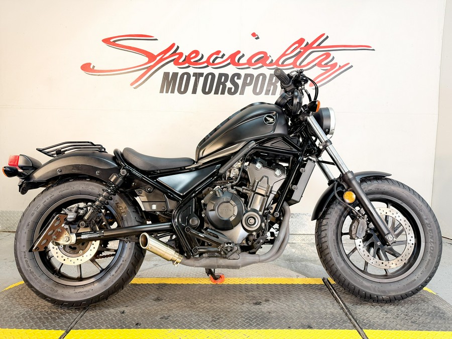 2018 Honda Rebel 500