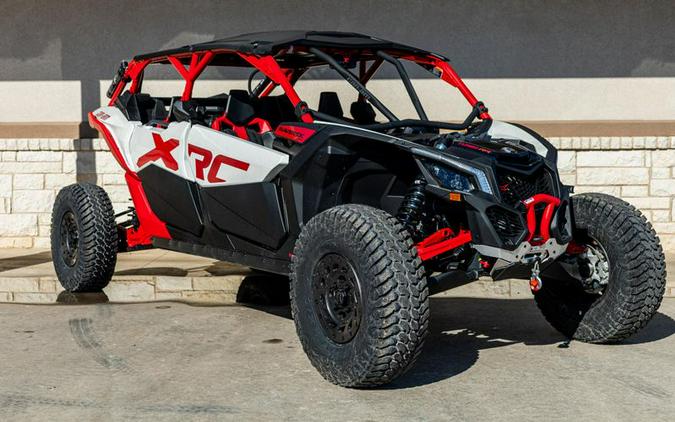 New 2025 CAN-AM MAVERICK X3 X RC 72 TURBO RR HYBRID WHITE AND LEGION RED