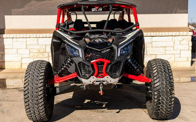 New 2025 CAN-AM MAVERICK X3 X RC 72 TURBO RR HYBRID WHITE AND LEGION RED