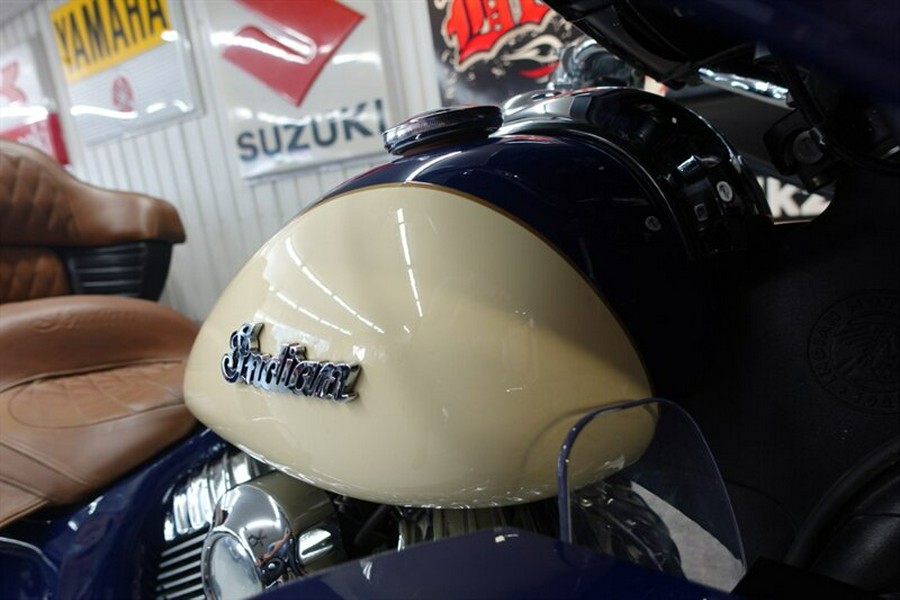 2016 Indian Roadmaster Springfield Blue and Ivory Cream