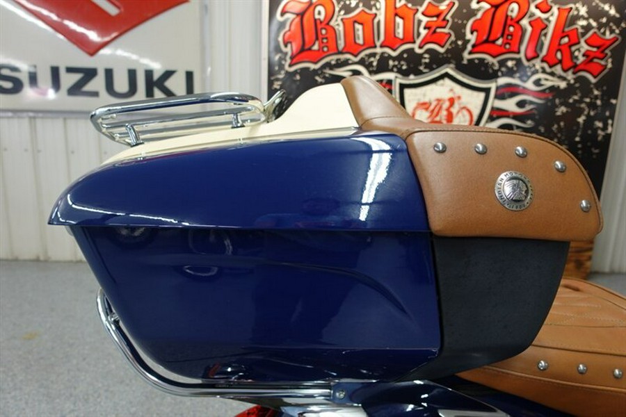 2016 Indian Roadmaster Springfield Blue and Ivory Cream