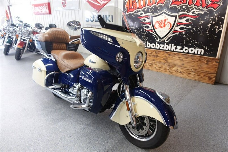 2016 Indian Roadmaster Springfield Blue and Ivory Cream