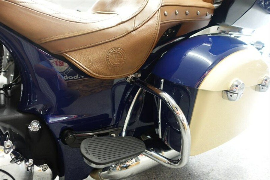 2016 Indian Roadmaster Springfield Blue and Ivory Cream
