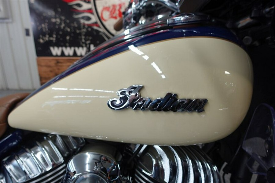 2016 Indian Roadmaster Springfield Blue and Ivory Cream
