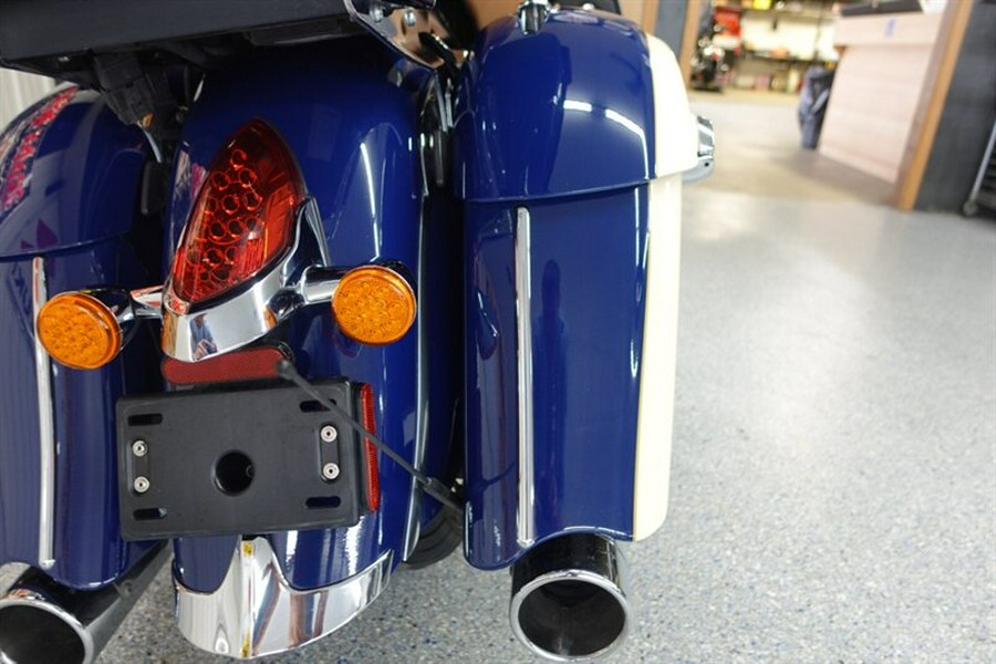 2016 Indian Roadmaster Springfield Blue and Ivory Cream