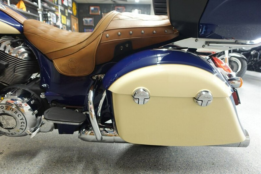 2016 Indian Roadmaster Springfield Blue and Ivory Cream