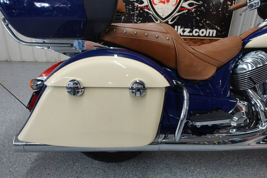 2016 Indian Roadmaster Springfield Blue and Ivory Cream