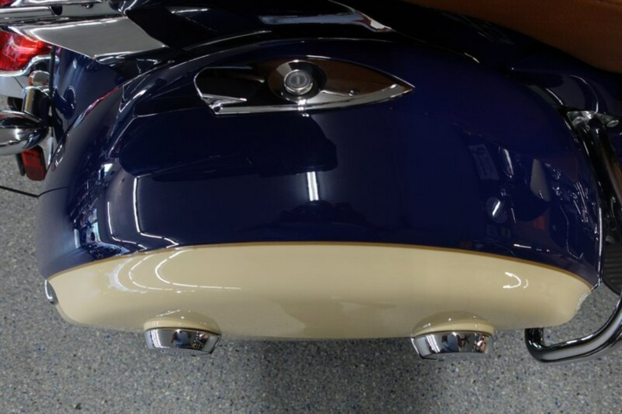 2016 Indian Roadmaster Springfield Blue and Ivory Cream