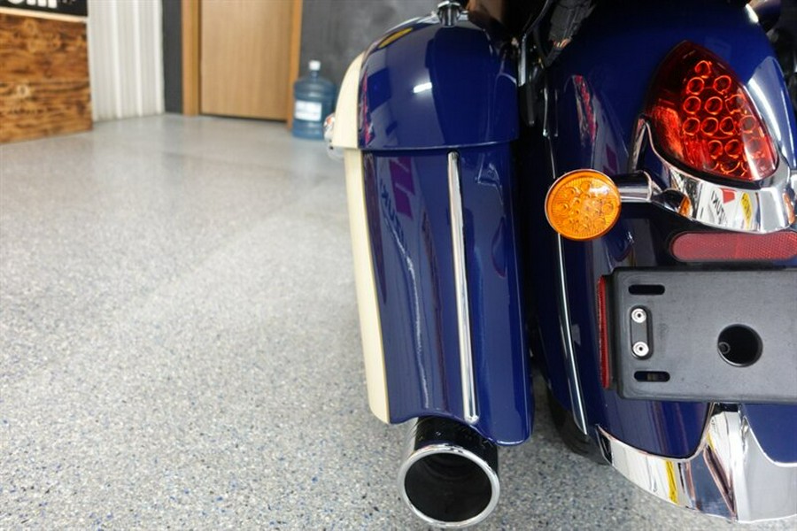 2016 Indian Roadmaster Springfield Blue and Ivory Cream