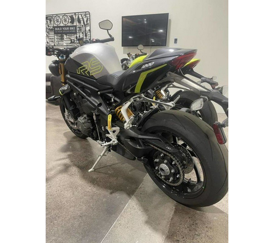 2025 Triumph Speed Triple 1200 RS Granite/Triumph Racing Yellow